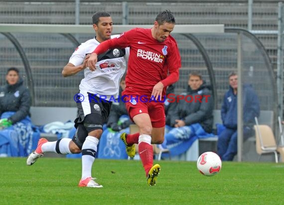 2.Bundesliag SV Sandhausen - MSV Duisburg 27.10.2012 (© Kraichgausport / Loerz)